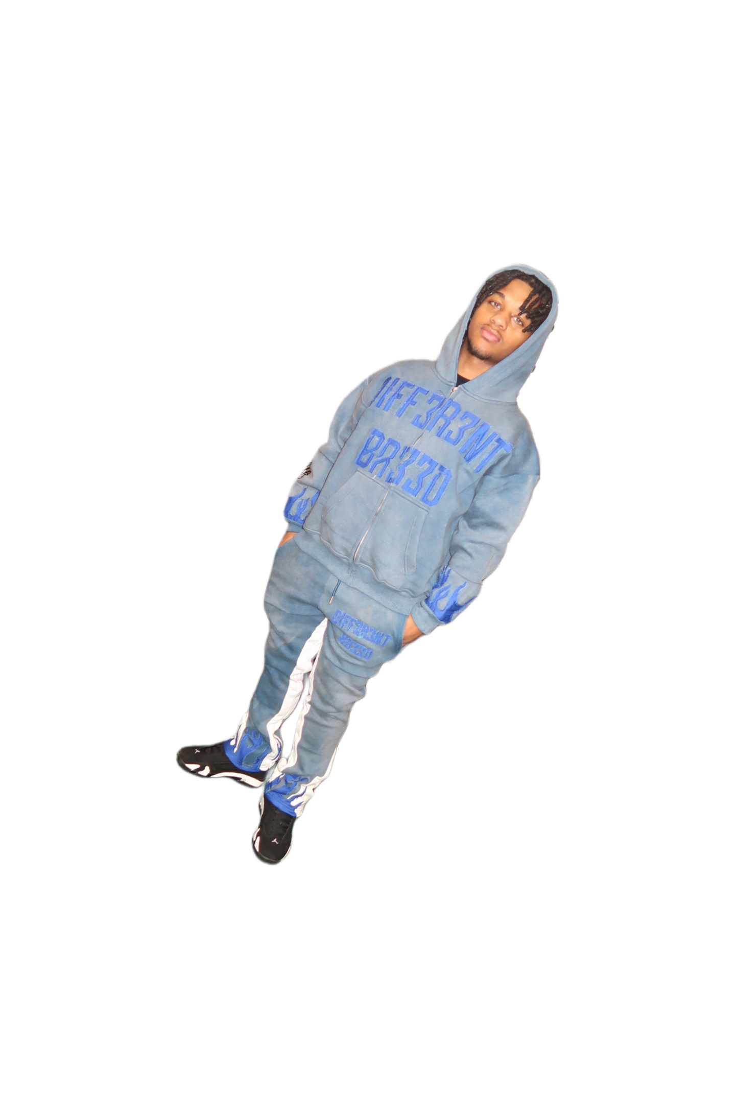 Blue Hustle flare set🫐