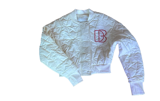 WHITE CROP JACKET