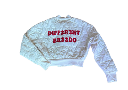 WHITE CROP JACKET