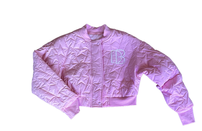 PINK CROP JACKET